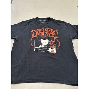 Vintage Anime T-Shirt Death Note Old Clothes ight Yagami Men XLVintage JPN Anime